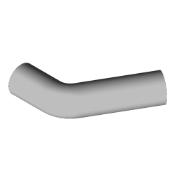 Geberit Bend with plain ends 60°