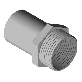 Geberit Adaptor with male thread and plain end