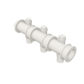 Valsir Pexal EASY 3-way modular manifold with offset cold water