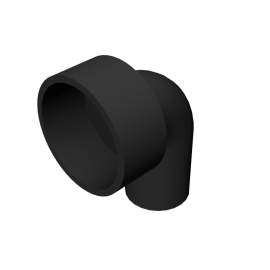 Valsir HDPE Bend with cap for trap connection