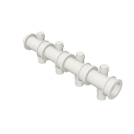 Valsir Pexal EASY 4-way modular manifold with offset cold water