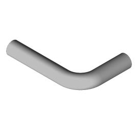 Geberit Bend with plain ends 90°